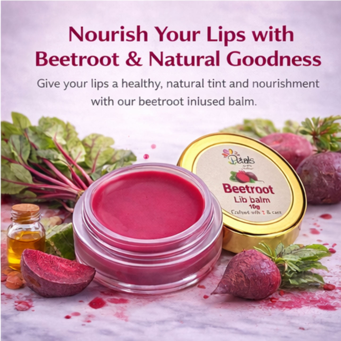 Betroot Lip Balm