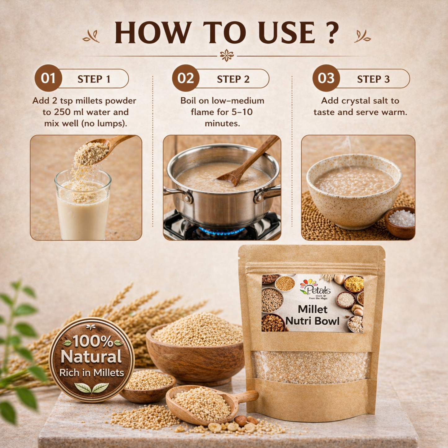 Millet Nutri Bowl Food Powder