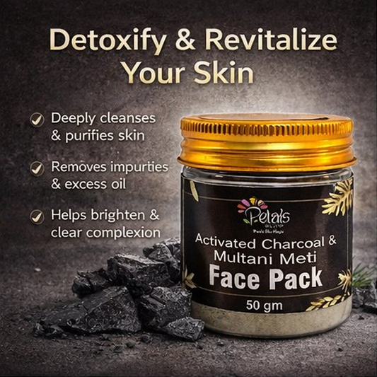 Activated Charcoal & Multhani Face Pack