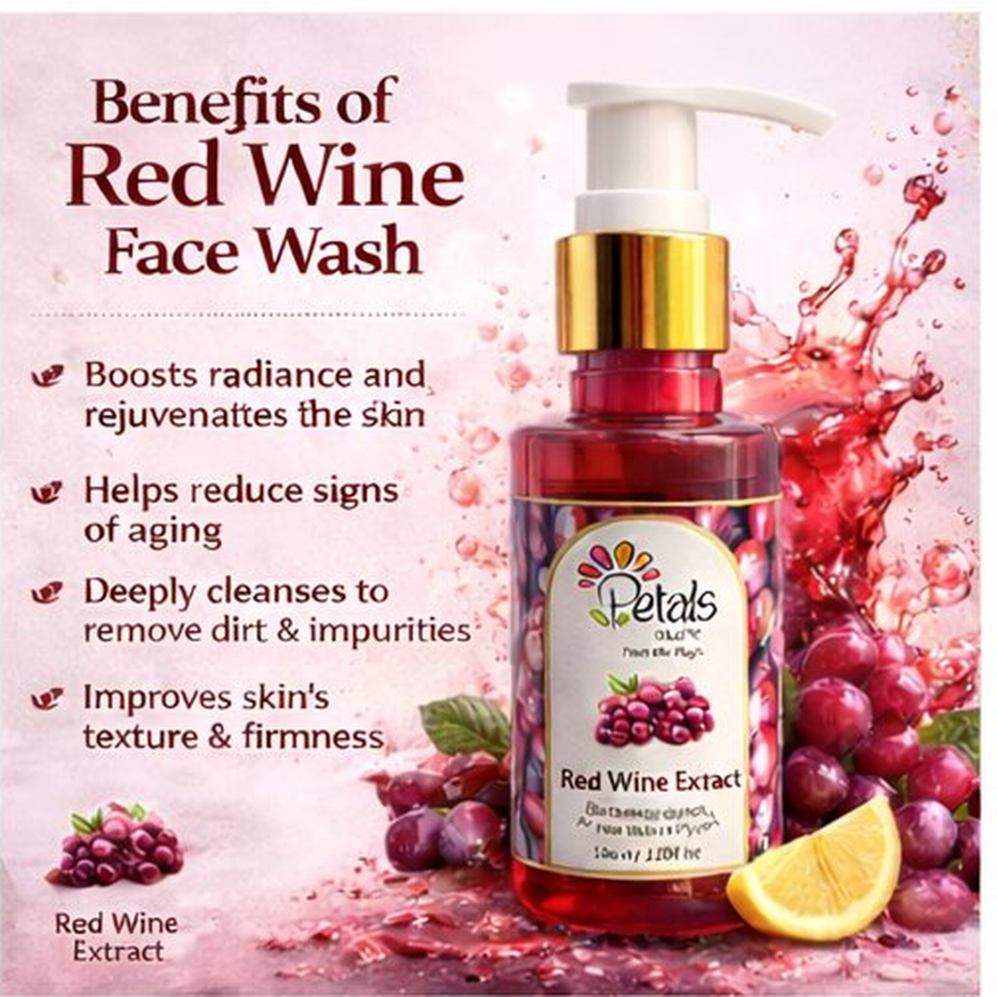 Red Wine Face Wash