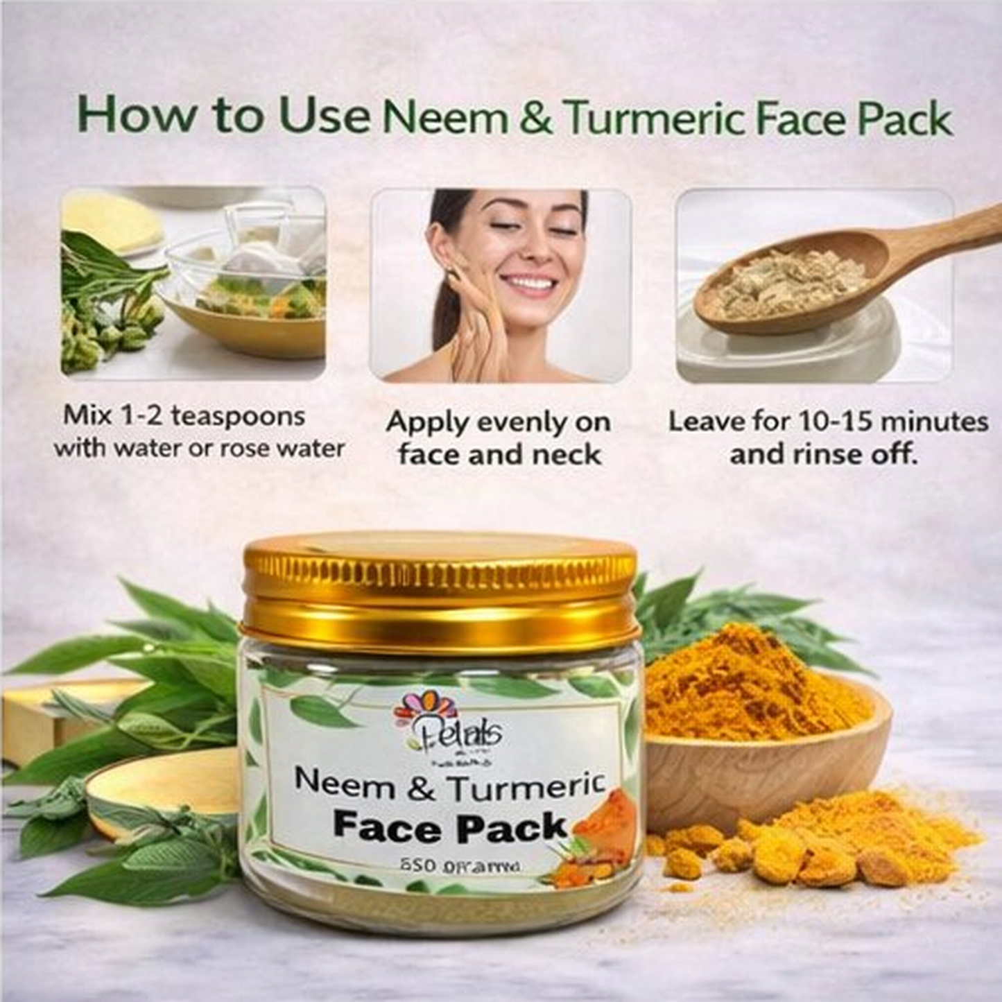 Neem & Turmeric Face Pack
