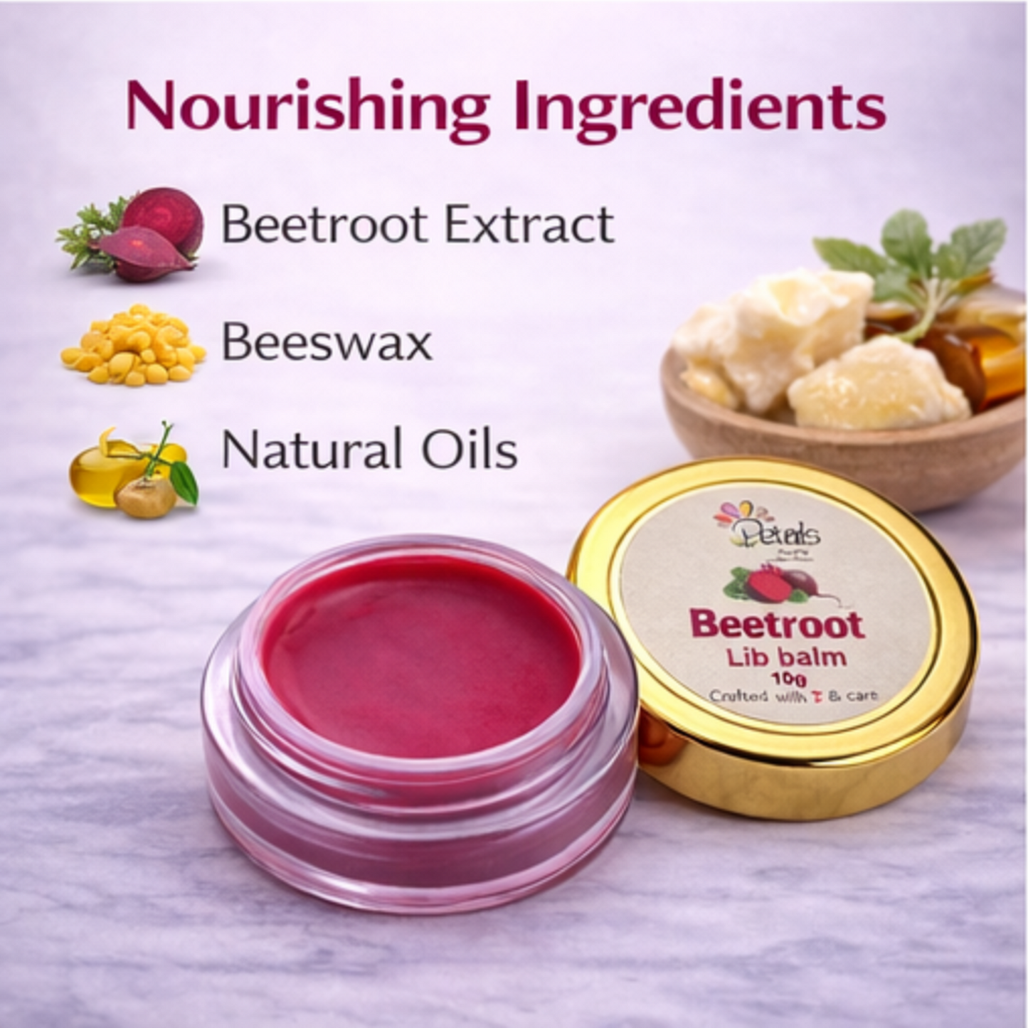 Betroot Lip Balm