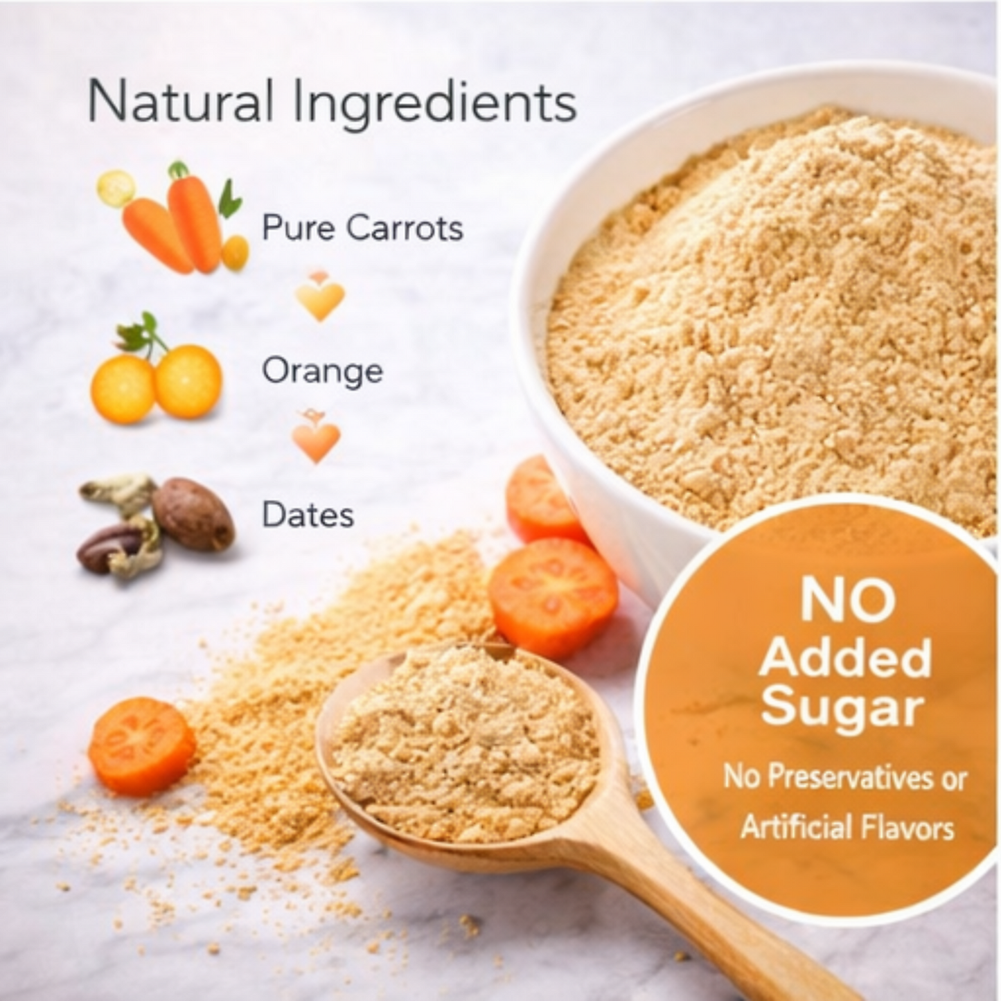 Carrot Delight Food Powder