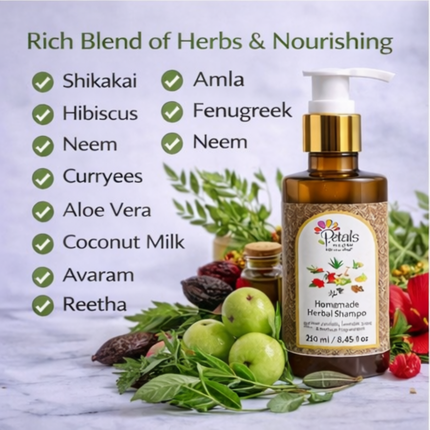 Homemade Herbal Shampoo