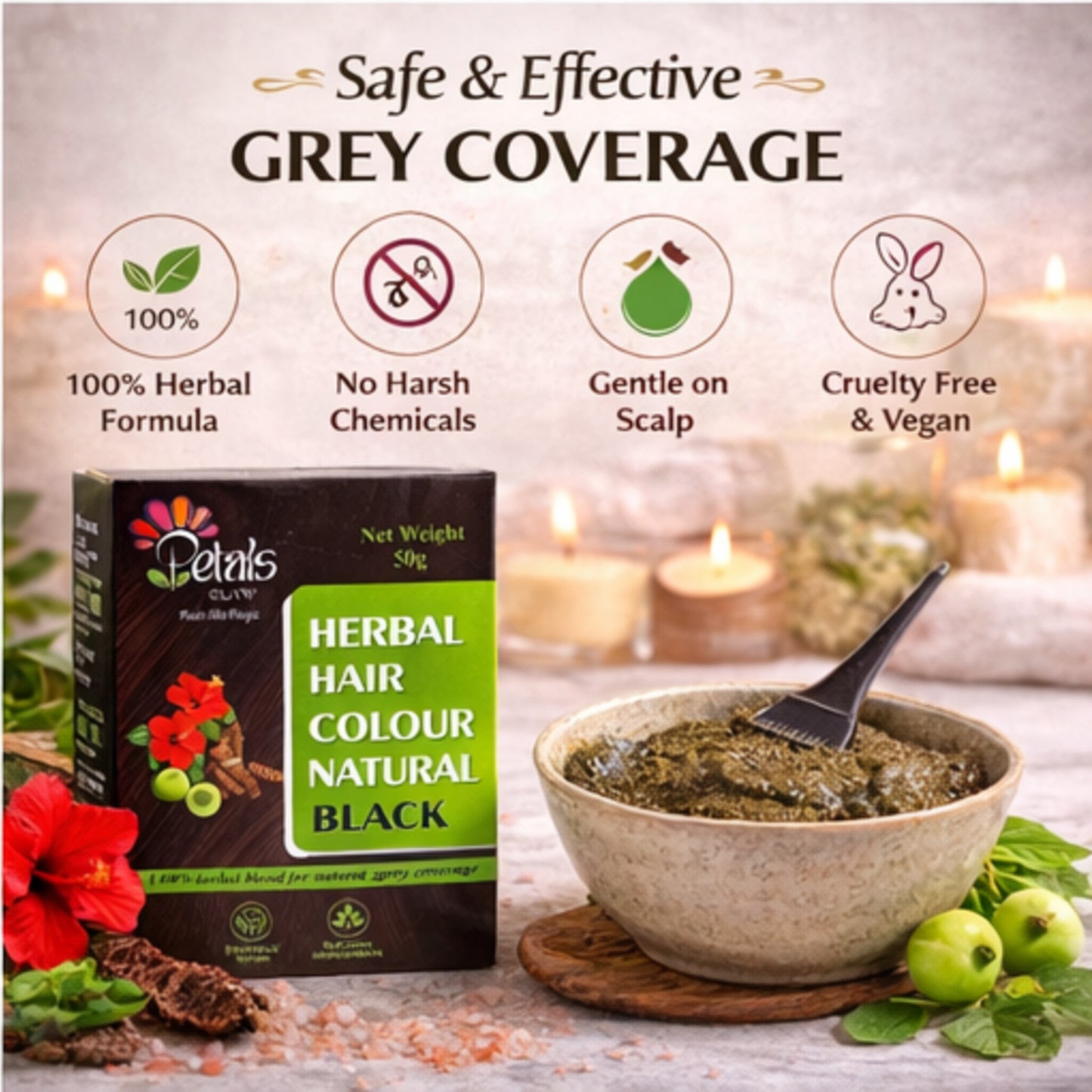 Herbal Hair Colour Natural Black