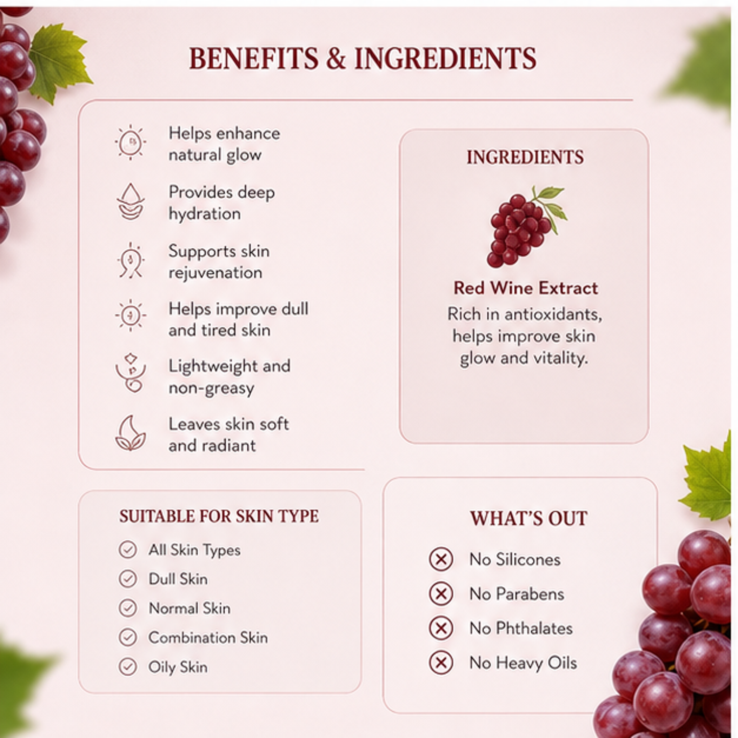 Red Wine Face Gel