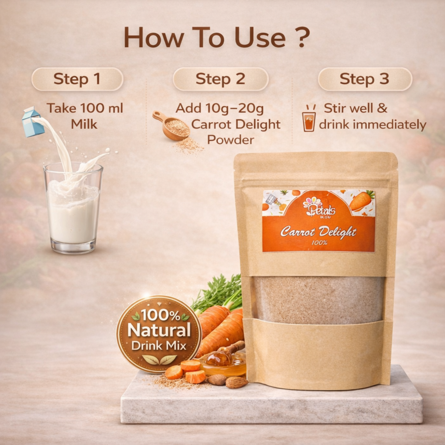 Carrot Delight Food Powder