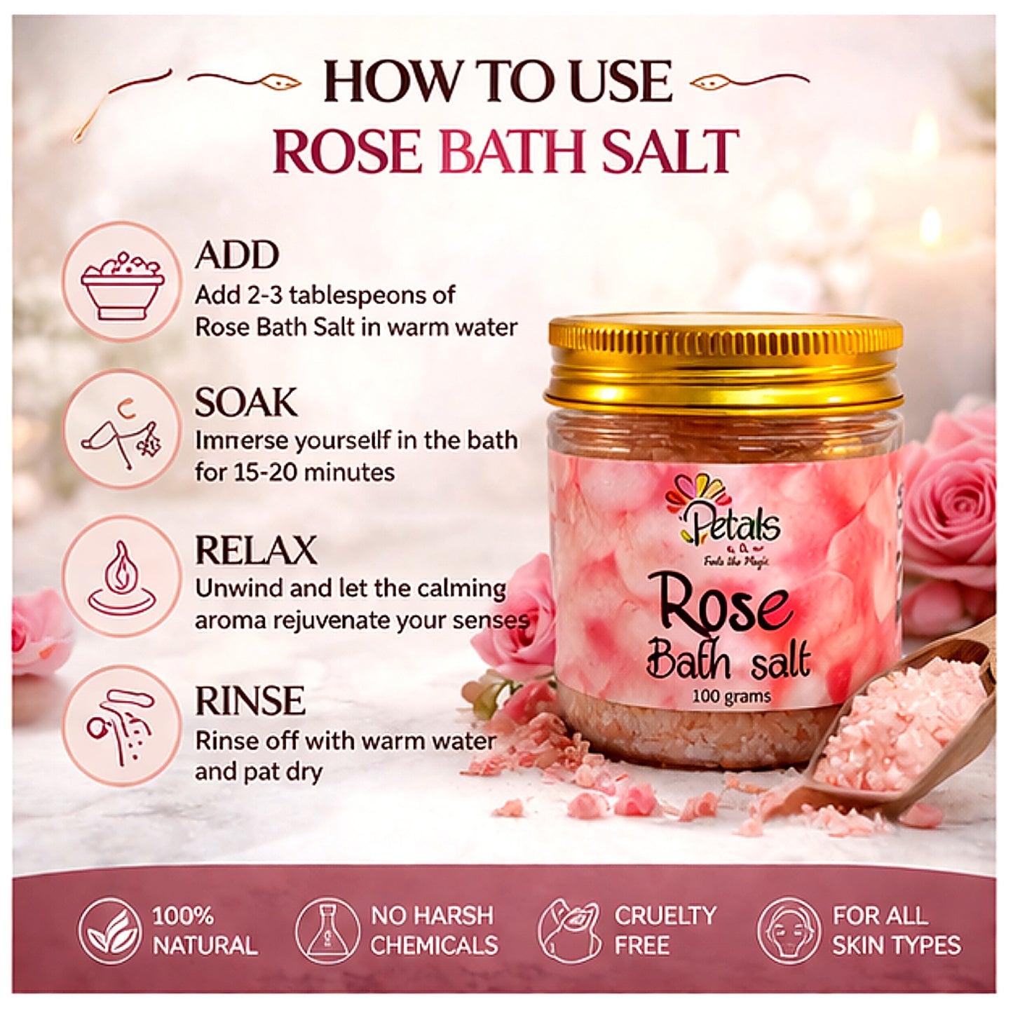 Rose Bath Salt