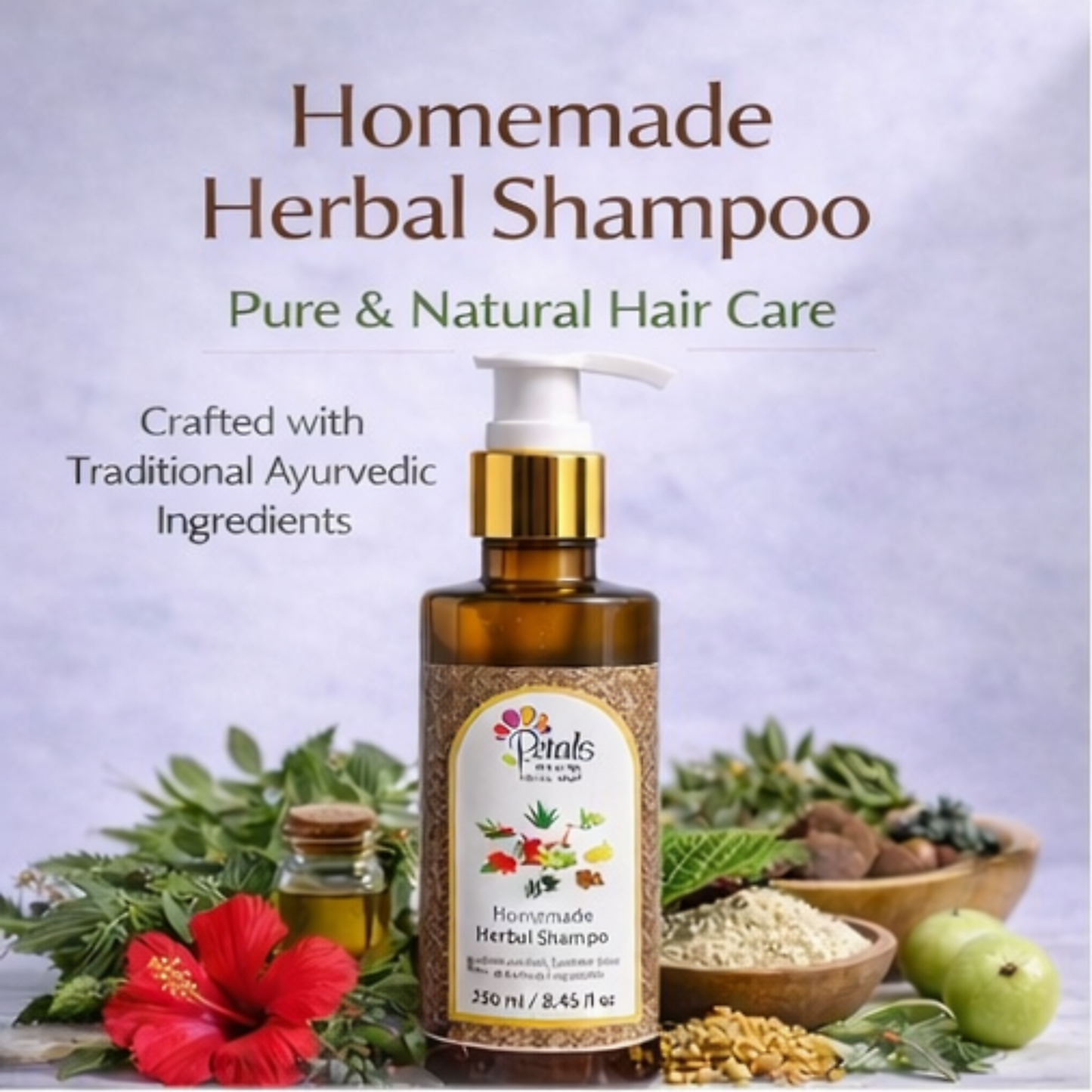 Homemade Herbal Shampoo