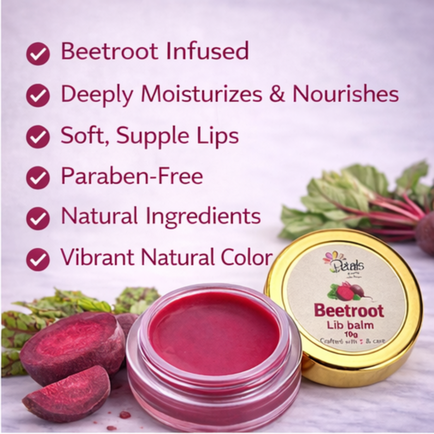 Betroot Lip Balm