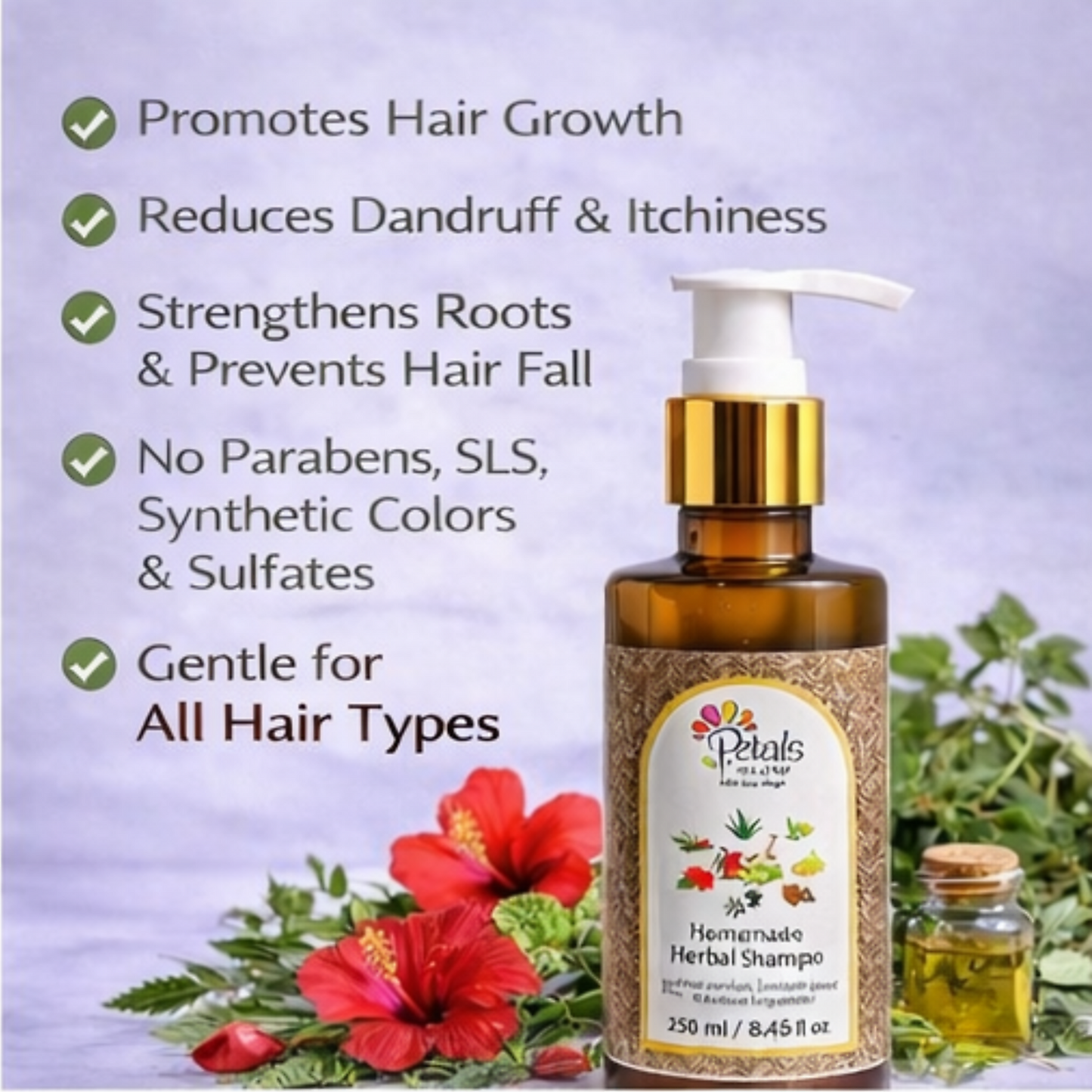 Homemade Herbal Shampoo